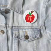 Badge Rond 5 Cm Apple pi (En situation)