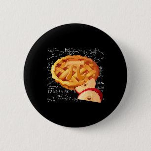 Badge Rond 5 Cm Apple Pie Math Chemise Pi Jour Drôle Halloween Mer