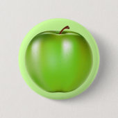 BADGE ROND 5 CM APPLE VERT (Devant)