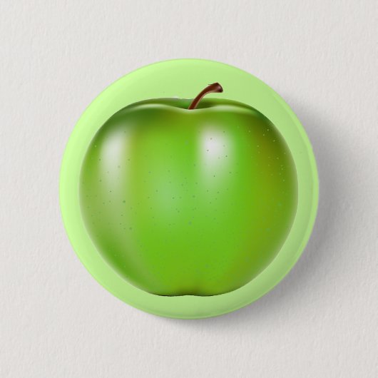 BADGE ROND 5 CM APPLE VERT (Devant)