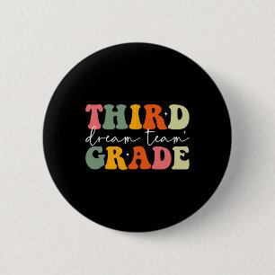 Badge Rond 5 Cm Appréciation De L'Enseignant À L'École Troisième G