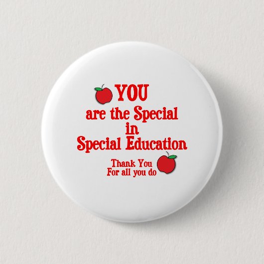 Badge Rond 5 Cm Appréciation d'éducation spéciale (Devant)