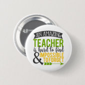 Badge Rond 5 Cm Appréciation extraordinaire de professeur (Devant & derrière)