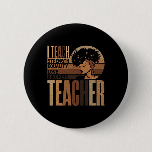 Badge Rond 5 Cm Apprendre Amour Égalité Force gentillesse Enseigna