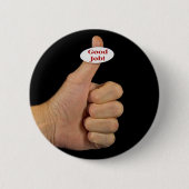 Badge Rond 5 Cm Approbation (Devant)