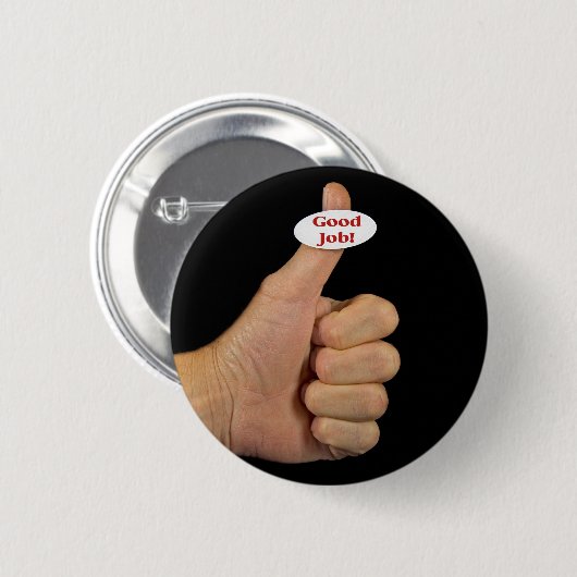 Badge Rond 5 Cm Approbation (Devant & derrière)