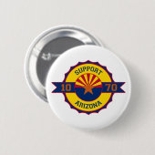 Badge Rond 5 Cm Appui Arizona (Devant & derrière)