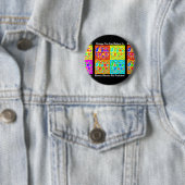 BADGE ROND 5 CM APPUI BARACK OBAMA (En situation)