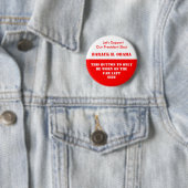 BADGE ROND 5 CM APPUI D'EXTRÊME GAUCHE (En situation)