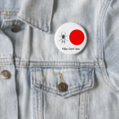 Badge Rond 5 Cm Appui Japon de troubles-fêtes (En situation)