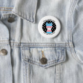 Badge Rond 5 Cm Appui Kitty de transsexuel (En situation)