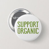 Badge Rond 5 Cm Appui organique (Devant & derrière)