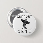 Badge Rond 5 Cm Appui SETI (Devant & derrière)