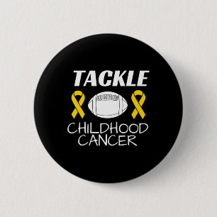 Badge Rond 5 Cm Appuyer la sensibilisation au cancer chez les enfa
