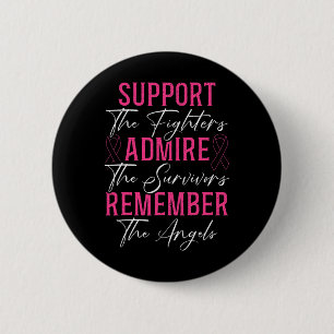 Badge Rond 5 Cm Appuyer Les Combattants Mois De Sensibilisation Au