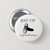 Badge Rond 5 Cm Appuyez sur (Devant & derrière)