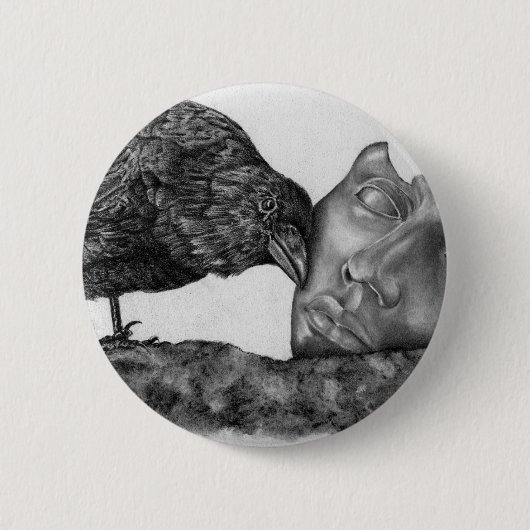 Badge Rond 5 Cm Après l'inondation (Devant)