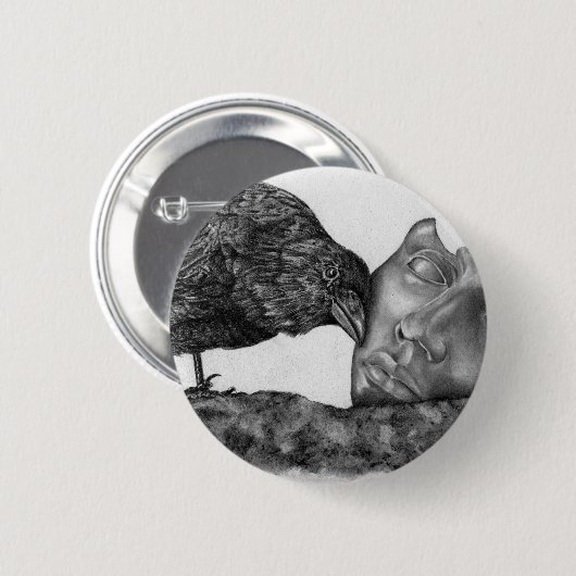 Badge Rond 5 Cm Après l'inondation (Devant & derrière)