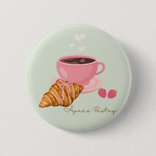 Badge Rond 5 Cm Après Pâtisserie Mignonne
