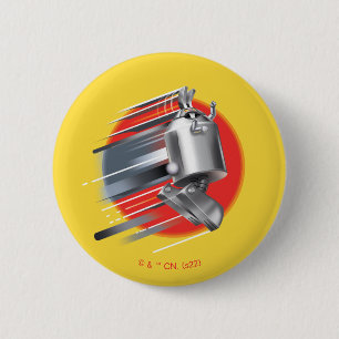 Badge Rond 5 Cm Aqua Ado Hunger Force Rabbot