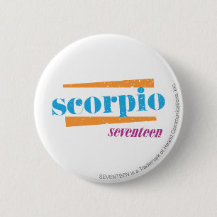 Badge Rond 5 Cm Aqua de Scorpion
