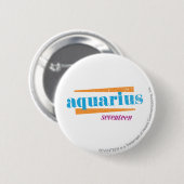 Badge Rond 5 Cm Aqua de Verseau (Devant & derrière)