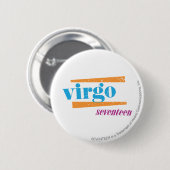 Badge Rond 5 Cm Aqua de Vierge (Devant & derrière)
