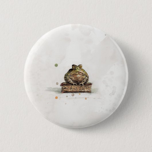 Badge Rond 5 Cm Aquarelle (Devant)