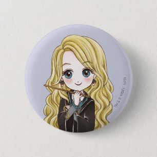Badge Rond 5 Cm Aquarelle Magique Luna Lovegood