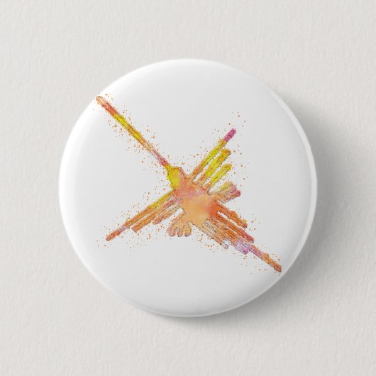 Badge Rond 5 Cm Aquarelle Nazca (Devant)
