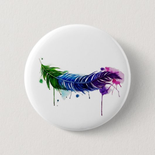 Badge Rond 5 Cm Aquarelle peinte (Devant)