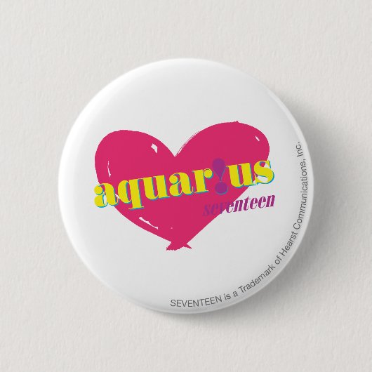 Badge Rond 5 Cm Aquarius (Devant)