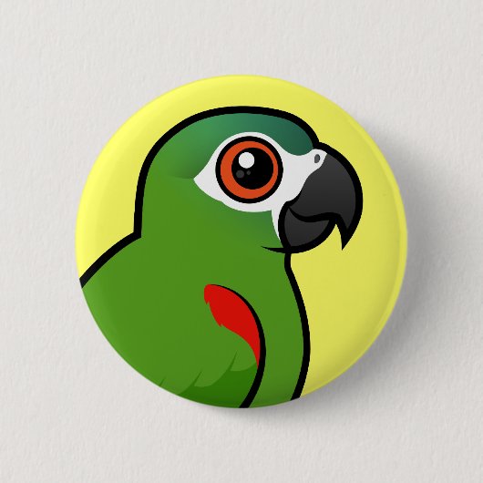 Badge Rond 5 Cm ara Rouge-épaulé (Devant)