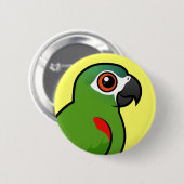 Badge Rond 5 Cm ara Rouge-épaulé (Devant & derrière)