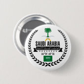 Badge Rond 5 Cm Arabie saoudite (Devant & derrière)
