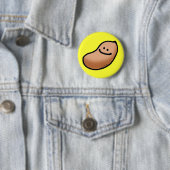Badge Rond 5 Cm Arachide pour bébé (En situation)