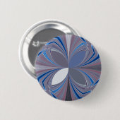 Badge Rond 5 Cm Araignée bleue (Devant & derrière)