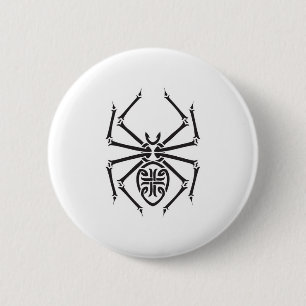 Badge Rond 5 Cm araignée tribale