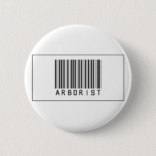 Badge Rond 5 Cm Arboriste de code barres (Devant)