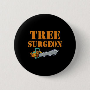 Badge Rond 5 Cm Arboriste Élagueur Bûcheron Grimpeur d'Arbres Arbr