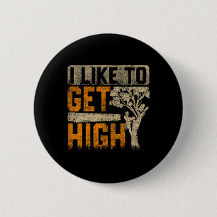 Badge Rond 5 Cm Arboriste j'aime me percher chirurgien des arbres