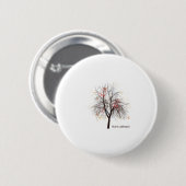 Badge Rond 5 Cm Arbre athée (Devant & derrière)