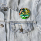 Badge Rond 5 Cm Arbre balayé par vent (En situation)