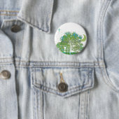 Badge Rond 5 Cm Arbre blues (En situation)