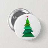 Badge Rond 5 Cm Arbre cardiaque (Devant & derrière)