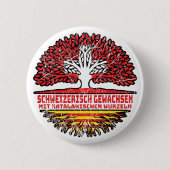 Badge Rond 5 Cm Arbre catalan suisse (Devant)
