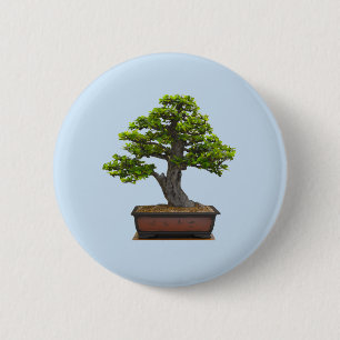 Badge Rond 5 Cm arbre de bonsaïs