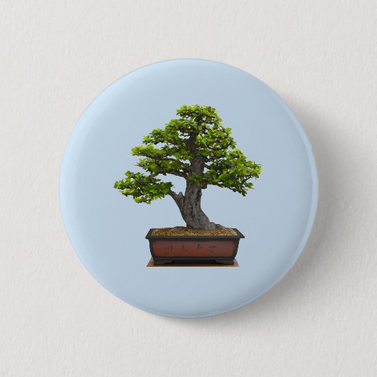 Badge Rond 5 Cm arbre de bonsaïs (Devant)