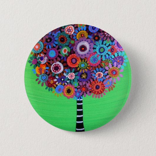 BADGE ROND 5 CM ARBRE DE LA VIE (Devant)