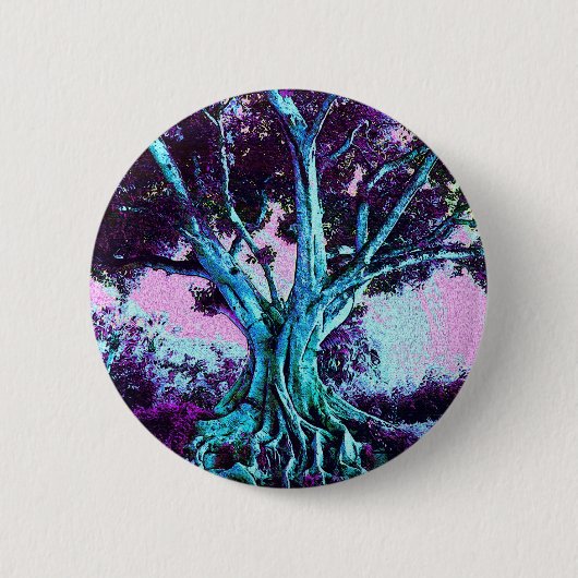 Badge Rond 5 Cm Arbre de la vie (Devant)